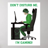 Anime Manga Computer PC Gamer Boy