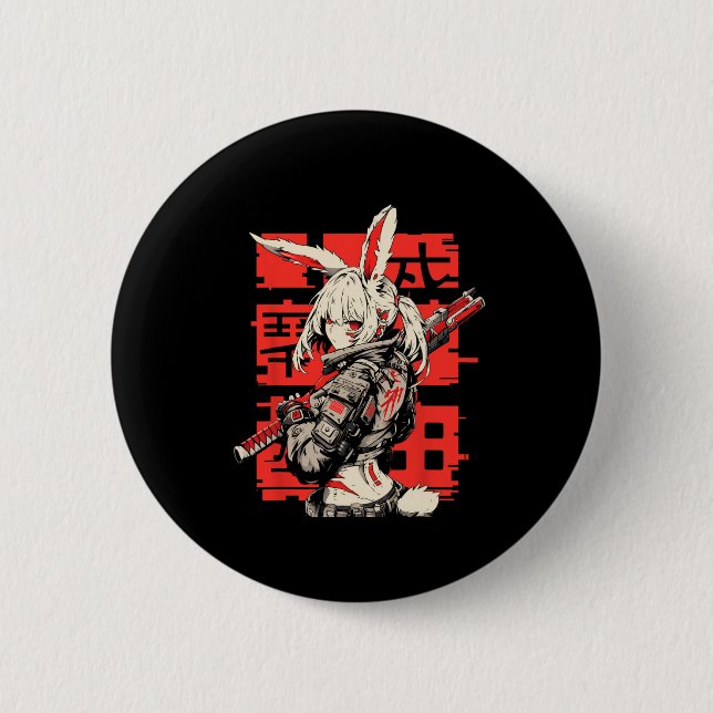Anime Manga Cyberpunk Aesthetic Techwear Harajuku  6 Cm Round Badge (Front)