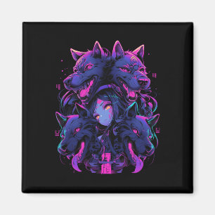 Anime Manga Cyberpunk Aesthetic Techwear Harajuku Magnet