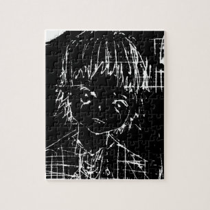 anime manga everyday black project jigsaw puzzle
