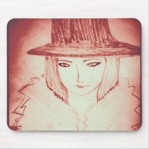 anime manga girl like boy yaei magician  mouse pad