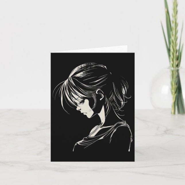 Anime Manga Graphic Artwork Anime  Card (Front)