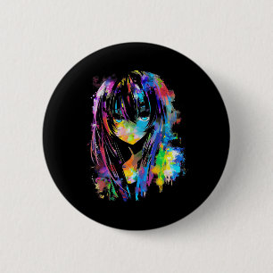 Anime Manga Graphic Colourful Art Anime  6 Cm Round Badge