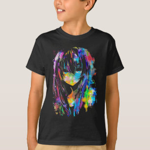 Anime Manga Graphic Colourful Art Anime T-Shirt