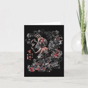 Anime Manga Graphic Headphone Art Anime  Card