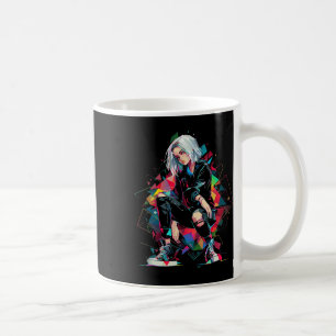 Anime Manga Graphic Polygon Art Anime  Coffee Mug