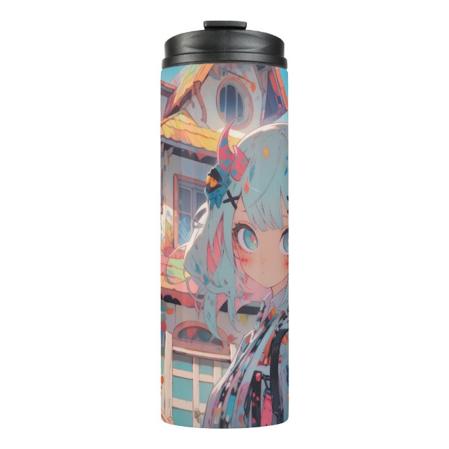 Anime Manga Haunted Girl Inspired Tumbler  (Front)