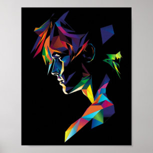 Anime Manga Motif Colourful Artwork Anime Poster