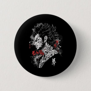 Anime Manga Motif Illustration Anime 6 Cm Round Badge