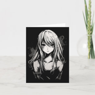 Anime Manga Motif Pixel Art Anime  Card