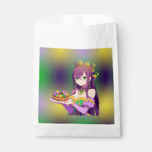 Anime Mardi Gras King cake Favour Bag