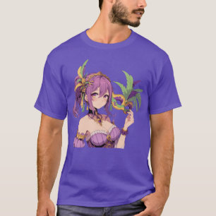 Anime Mardi Gras mask T-Shirt