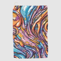 Anime melting plastic texture, Vibrant colours