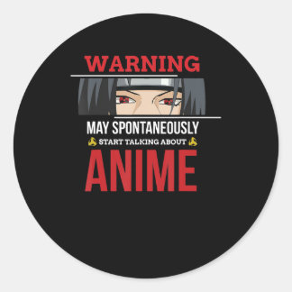 Anime Merch Anime Otaku Anime Cosplay Anime Classic Round Sticker