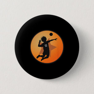 Anime Merch Japanese Number 13 Star Anime Volleyba 6 Cm Round Badge