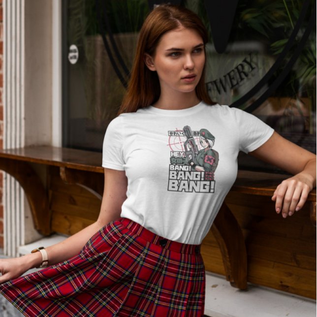 Anime Military Girl  T-Shirt (Creator Uploaded)