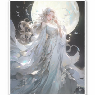 Anime Moon Princess Fantasy Art