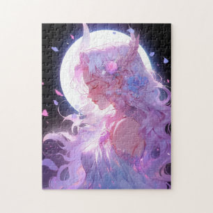 Anime Moon Princess Fantasy Art Jigsaw Puzzle