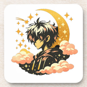 Anime Moonlight – Hard Plastic Coaster