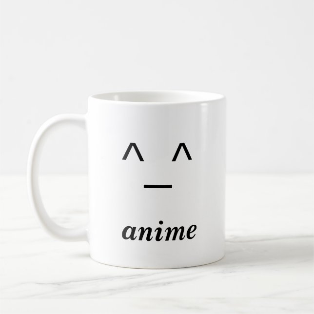 anime mug for someone who likes anime (Left)