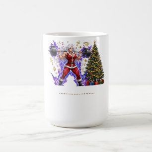 Anime Muscle Mummy Christmas - Gym Gainsmas Art Coffee Mug