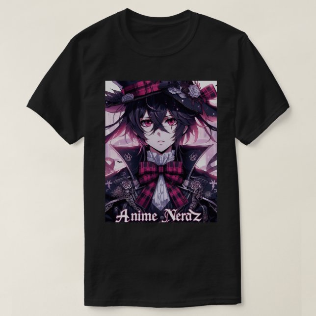 Anime Nerdz "Dark Dream Boy" T-Shirt  (Design Front)