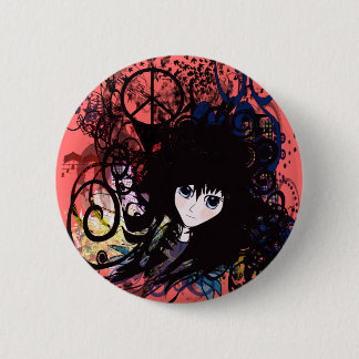 Anime Peace Grunge 6 Cm Round Badge