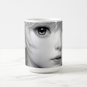 Anime Portrait Elegance Coffee Mug