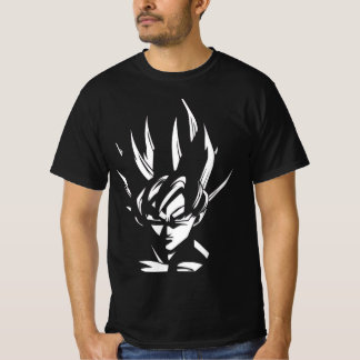 “Anime Power Graphic T-Shirt – Stylish Black Stree