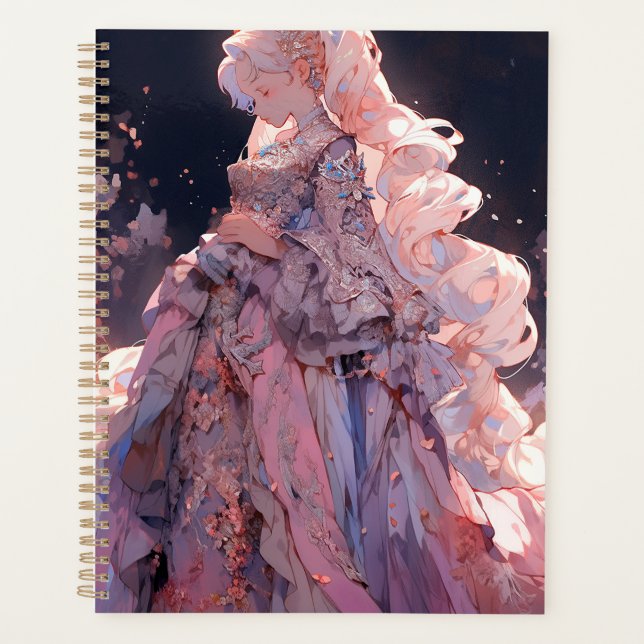 Anime Princess Fantasy Art Planner (Front)