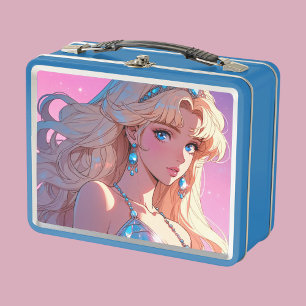 Anime Princess Metal Lunch Box