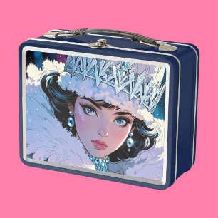 Anime princess metal lunch box