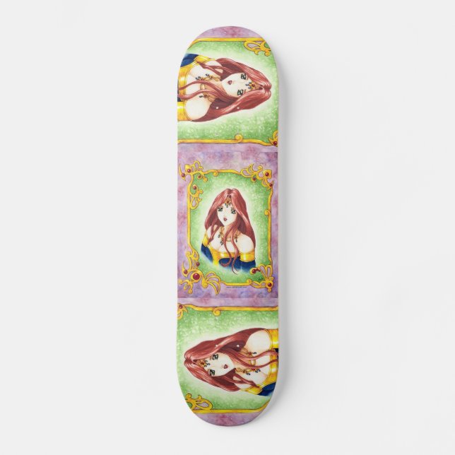 Anime Princess Skateboard (Front)