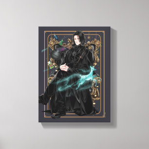Anime Professor Severus Snape Seated Canvas Print