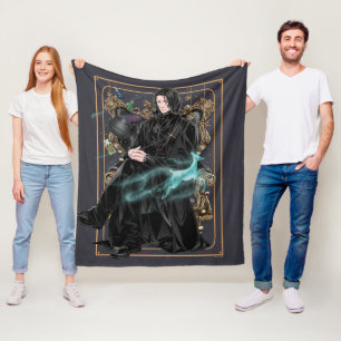 Anime Professor Severus Snape Seated Fleece Blanket