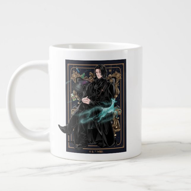 Anime Professor Severus Snape Seated Large Coffee Mug (Left)