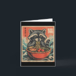 Anime Racoon Ramen Japanese Funny Kawaii Gift Men Card<br><div class="desc">Anime Racoon Ramen Japanese Funny Kawaii Gift Men Women Kid</div>