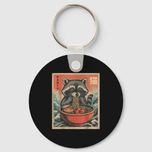 Anime Racoon Ramen Japanese Funny Kawaii Gift Men Key Ring