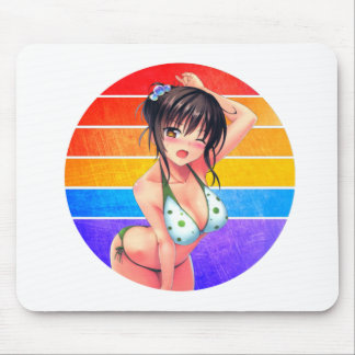 Anime Rainbow Mouse Pad