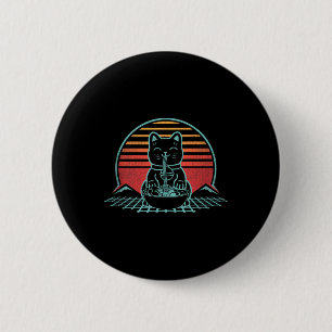 Anime Ramen Cat Retro Japanese Noodles Aesthetic K 6 Cm Round Badge