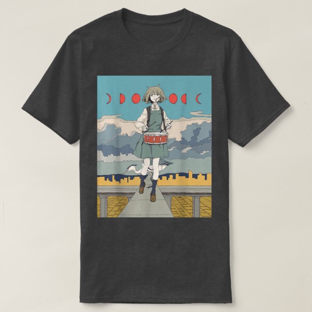Anime Retro 90s Aesthetic Lofi Soft Grunge Japanes T-Shirt (Design Front)