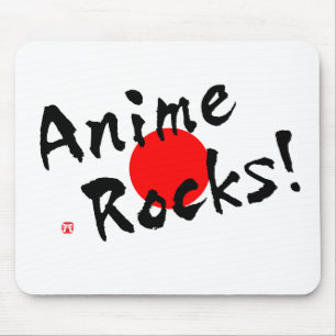 Anime Rocks! Mouse Pad
