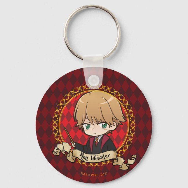 Anime Ron Weasley Key Ring (Front)