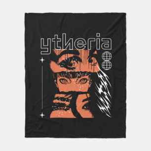 Anime Samurai Girl Streetwear Fleece Blanket