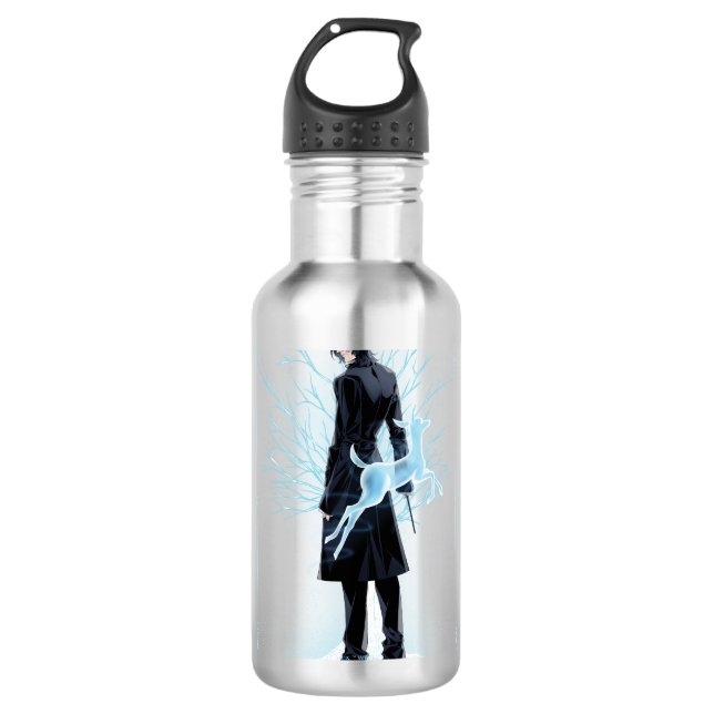 Anime Severus Snape's Doe Patronus 710 Ml Water Bottle (Front)