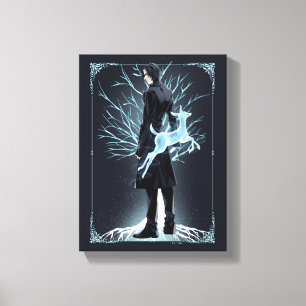 Anime Severus Snape's Doe Patronus Canvas Print
