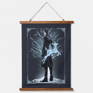 Anime Severus Snape's Doe Patronus Hanging Tapestry
