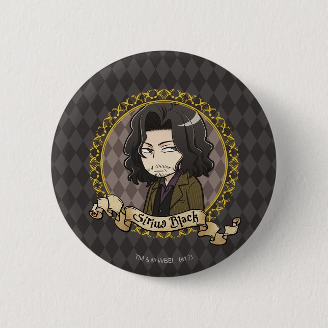 Anime Sirius Black 6 Cm Round Badge (Front)