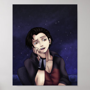 Anime Space Pirate Poster