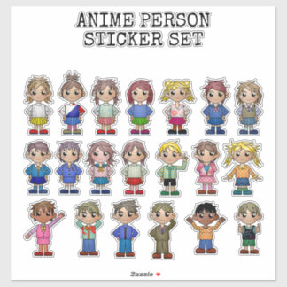 ANIME, STICKER SET